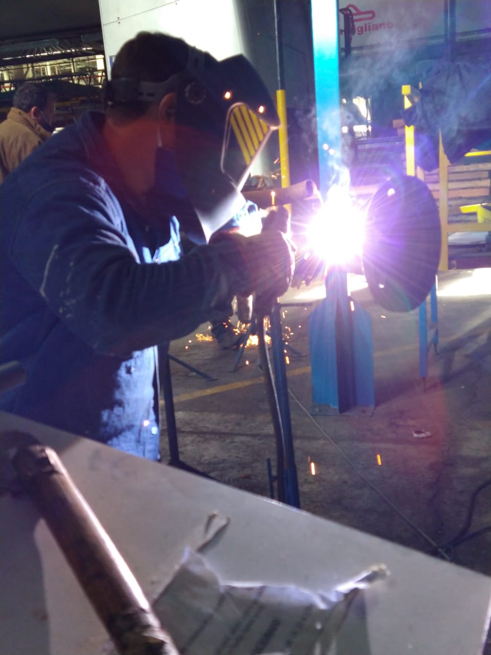 Trabajo de soldadura